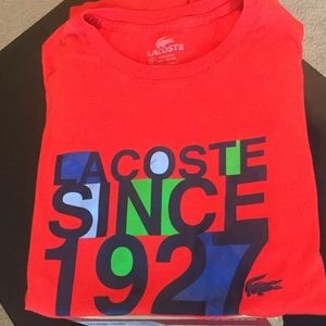 Lacoste Red Shirt